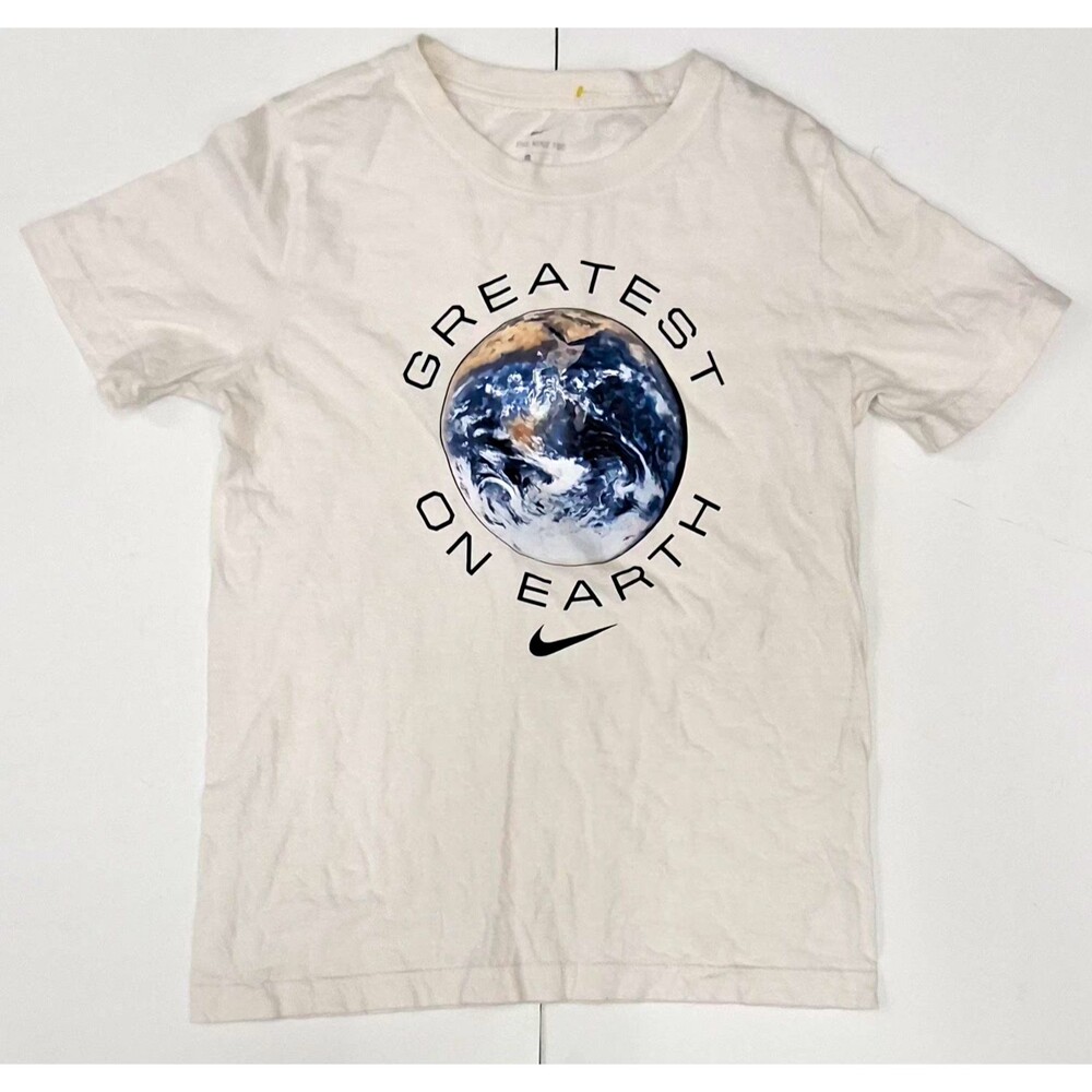 Nike The Nike Tee Greatest On Earth Graphic Print T-Shirt Men's L White